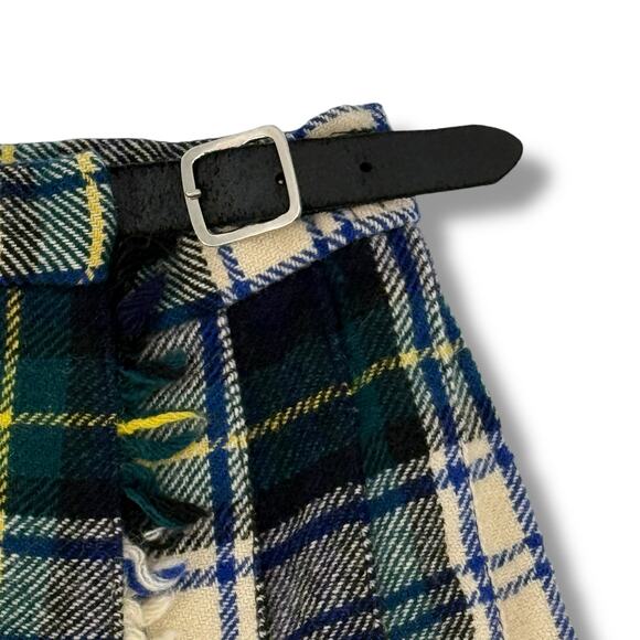 Laird Portch Of Scotland Tartan Plaid Wool Kilt Skirt Size Small 26" - Picture 2 of 5